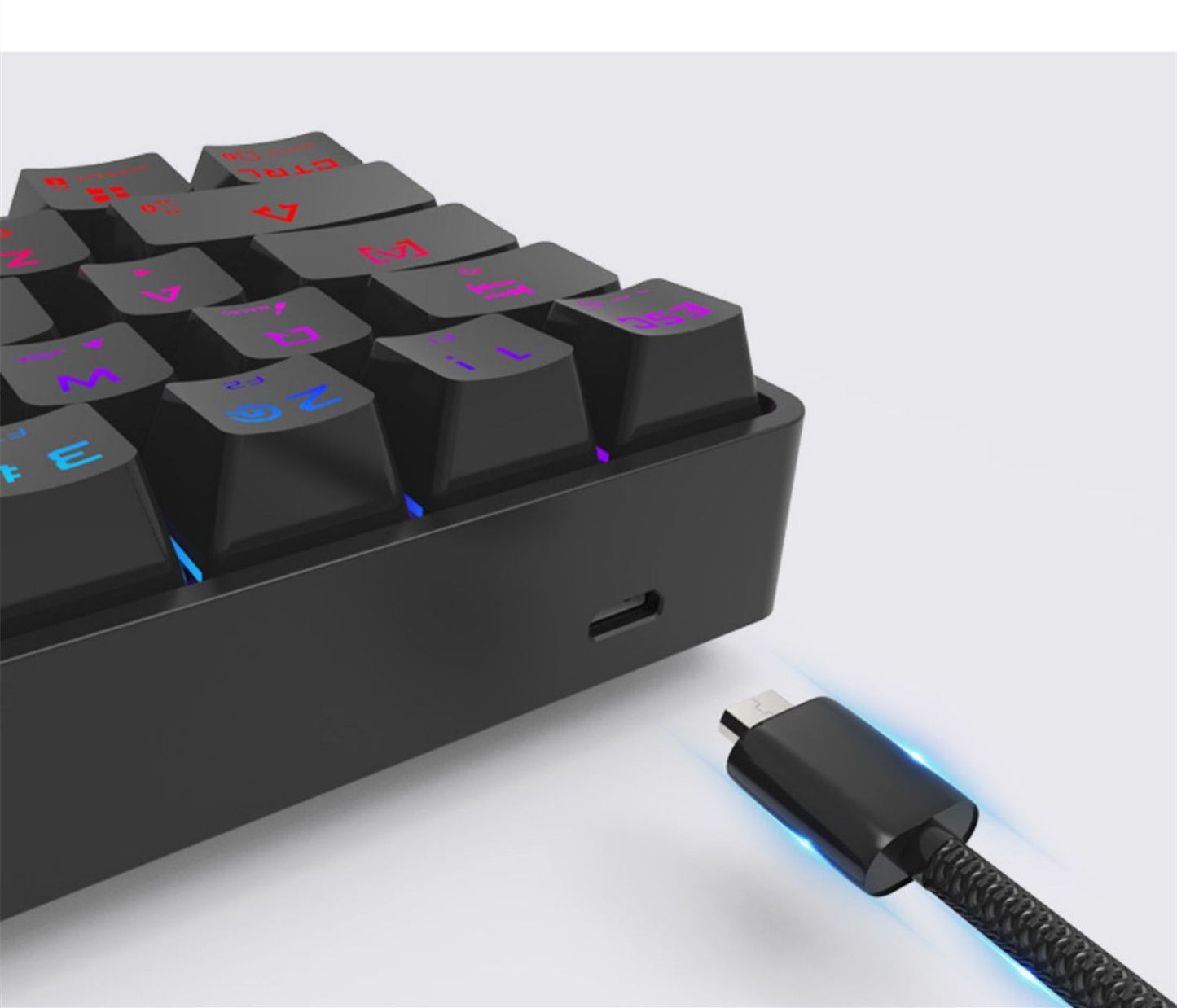 Dual-Mode Wireless Bluetooth Mechanical Keyboard