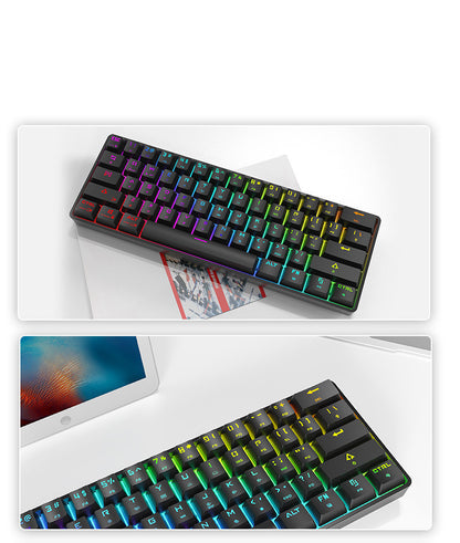 Dual-Mode Wireless Bluetooth Mechanical Keyboard