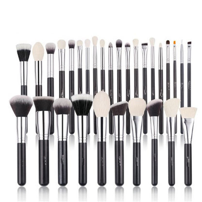 30-Piece Animal Hair Makeup Brush Set