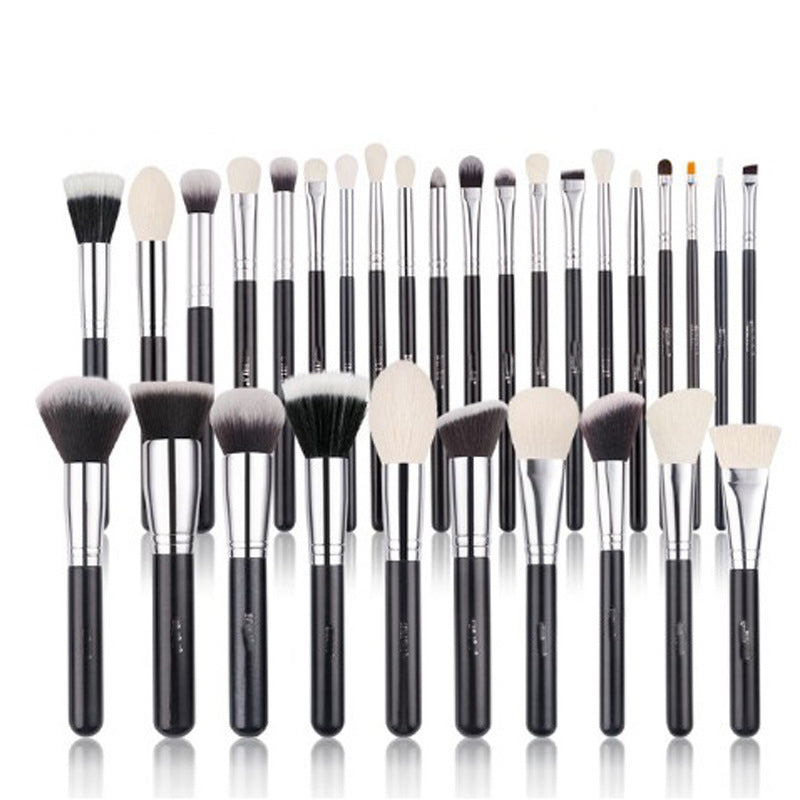 30-Piece Animal Hair Makeup Brush Set