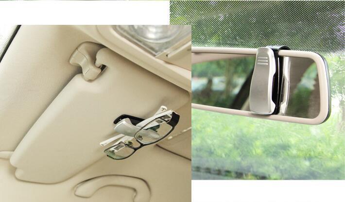 Car Sun Visor Glasses Sunglasses Ticket Receipt Card Clip Storage Holder