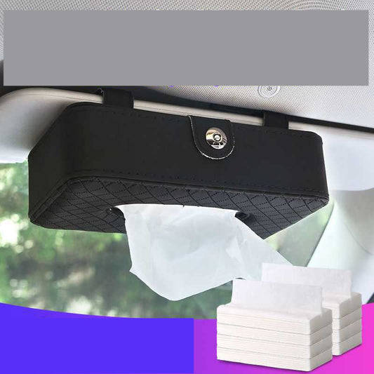 Multifunctional Seat Type Sun Visor Car Interior Tissue Box